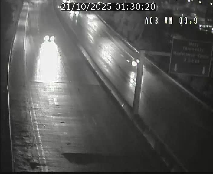 Webcam Autoroute à la Croix de Bettembourg - A3 - BK 9.9 - direction France
