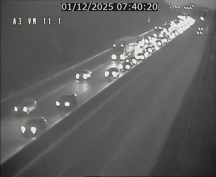 Webcam à la frontière franco-luxembourgeoise, avant la Croix de Bettembourg - BK 11.1 - direction Luxembourg-ville