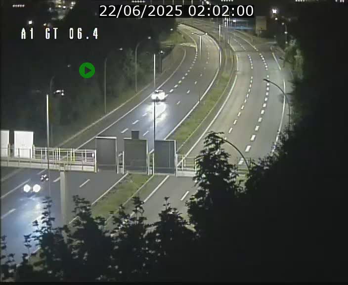 Traffic live webcam Luxembourg Hamm - A1 direction Sandweiler - BK 6.4