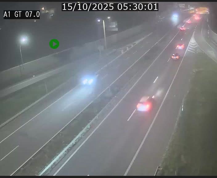 Traffic live webcam Luxembourg Cents - A1 direction Kirchberg - BK 7