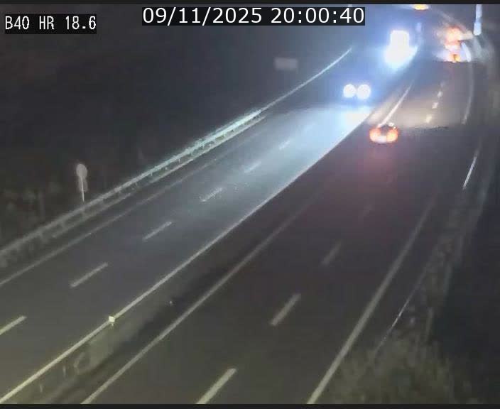 Webcam sur la route de liaison entre Micheville et Esch-Belval à la frontière entre le Luxembourg et la France. Vue orientée vers la Lorraine.
