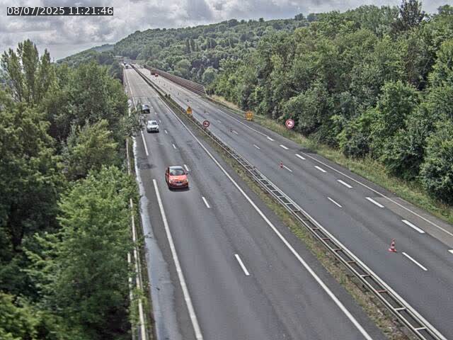 Caméra autoroute France - A30, Hayange direction Metz
