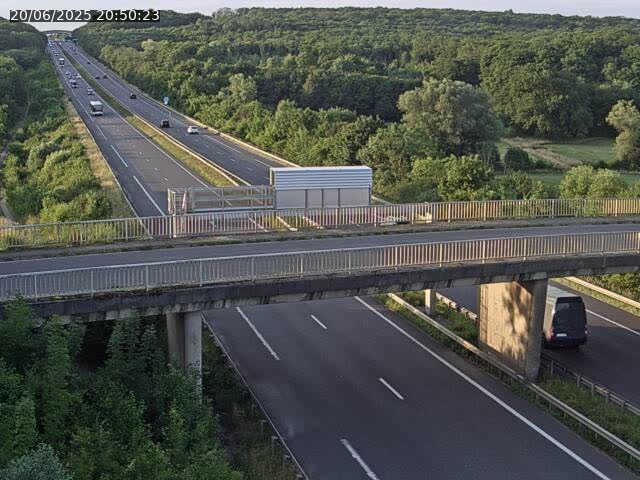 Caméra autoroute France - A31, Zoufftgen direction Luxembourg-ville, à la frontière entre la France et le Luxembourg