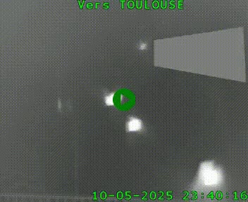 Caméra routière sur l'autoroute A20 à Noailles, en périphérie de Brive-la-Gaillarde. Vue orientée vers Toulouse