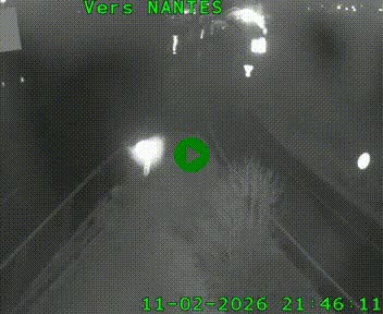 Webcam N147 au nord de Poitiers et à la jonction avec la A10