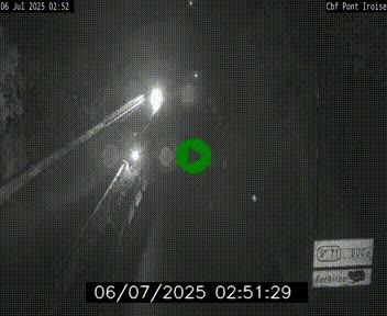 Webcam sur la N165 après le Pont de l'Iroise, à l'entrée de Brest