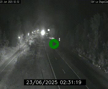 Webcam sur le périphérique de Nantes (N844) à hauteur de Porte de la Chapelle, au nord de la ville