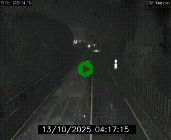 Webcam sur le périphérique de Rennes (N136) à hauteur de Maurepas, au nord de la ville