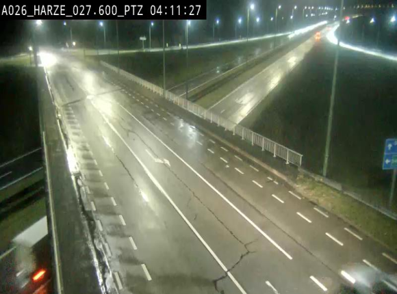 Caméra autoroute Belgique - Sougné-Remouchamps,E25 direction Luxembourg