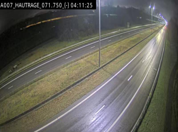 Webcam autoroute Belgique - Hautrage - E19 - BK 71.7