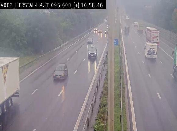 Webcam autoroute Belgique - Herstal - E40 direction Aix-la-Chapelle - BK 97