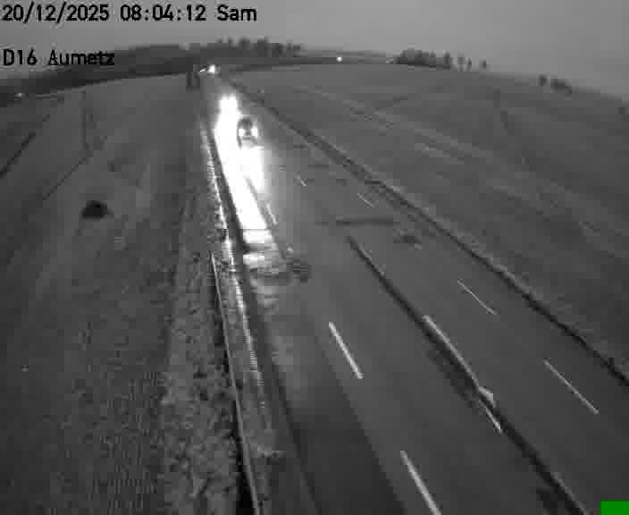 Webcam sur la D16 à Aumetz. Vue orientée vers A30