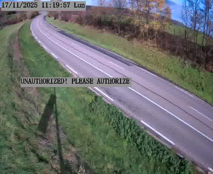 Webcam installée le long de D955 (France) à Amelécourt, pointée vers Metz, utile pour suivre précisément les conditions de trafic.