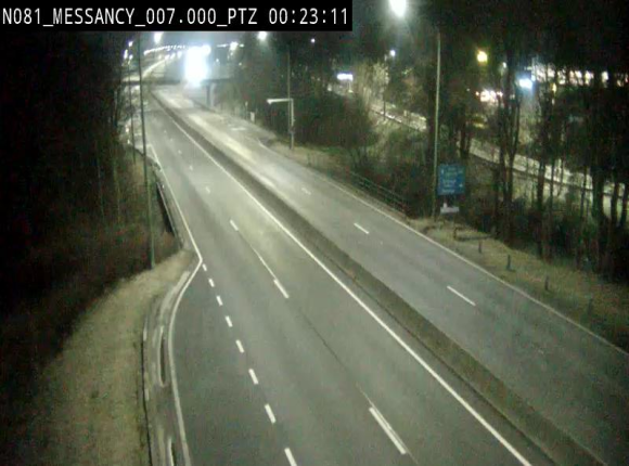 Webcam sur la N81 (E411) à hauteur du Cora Messancy. Vue orientée vers Arlon