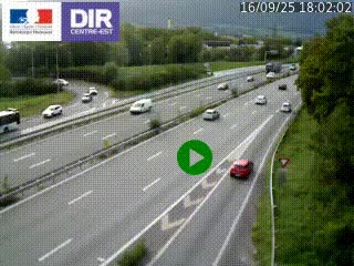 Webcam sur la Nationale 201 à hauteur de la sortie Chambéry-Nord, avant à la jonction entre l'A41 et l'A43, en direction de Lyon