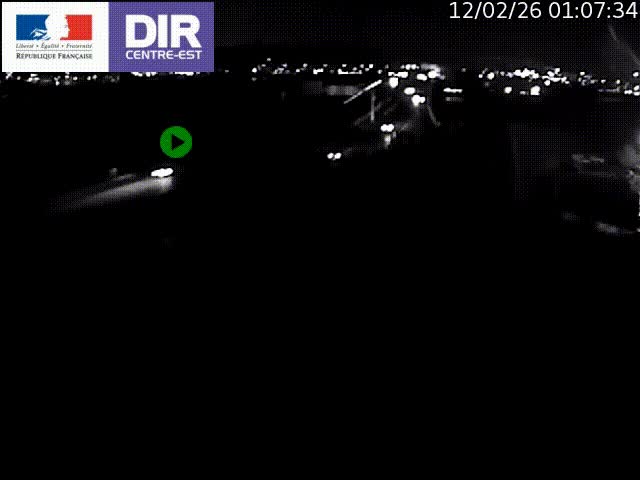 Clone of Caméra de circulation sur A7 à Lyon Perrache vers Marseille, le long du Rhône