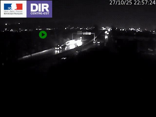 Clone of Caméra de circulation sur A7 à Lyon Perrache vers Marseille, le long du Rhône