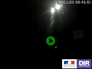 Webcam routière sur la RN7 à hauteur de Toulon-sur-Allier, entre Moulins et Vichy
