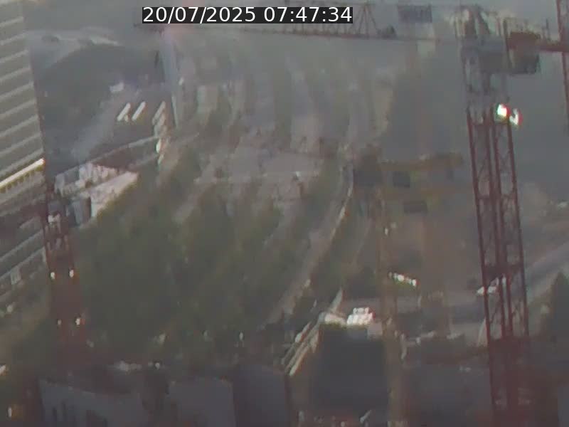 Webcam sur l'avenue John Fitzgerald Kennedy (N51) avec vue orientée vers le Findel
