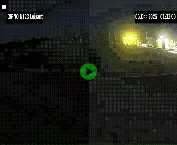 Webcam en périphérie de Chartres sur la N123, à hauteur de Luisant. Vue orientée vers Chartres