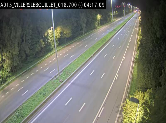 Webcam autoroute Belgique - Villers-le-Bouillet - E42 direction Liège - BK 18.7