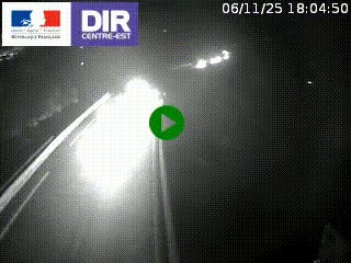Caméra sur la Nationale 90 (N90) à La Léchère, en direction et à proximité d'Albertville
