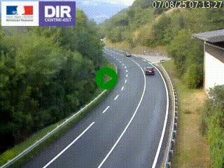 Caméra trafic sur la N90 à Bourg-Saint-Maurice, en provenance d'Aoste et en direction d'Albertville