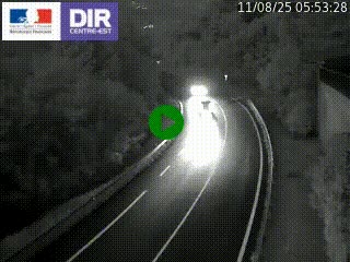 Caméra trafic sur la N90 à Bourg-Saint-Maurice, en provenance d'Aoste et en direction d'Albertville