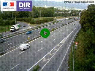 Caméra routière à hauteur de la sortie 15 Chambéry-centre au PK 4,103 en direction d'Albertville