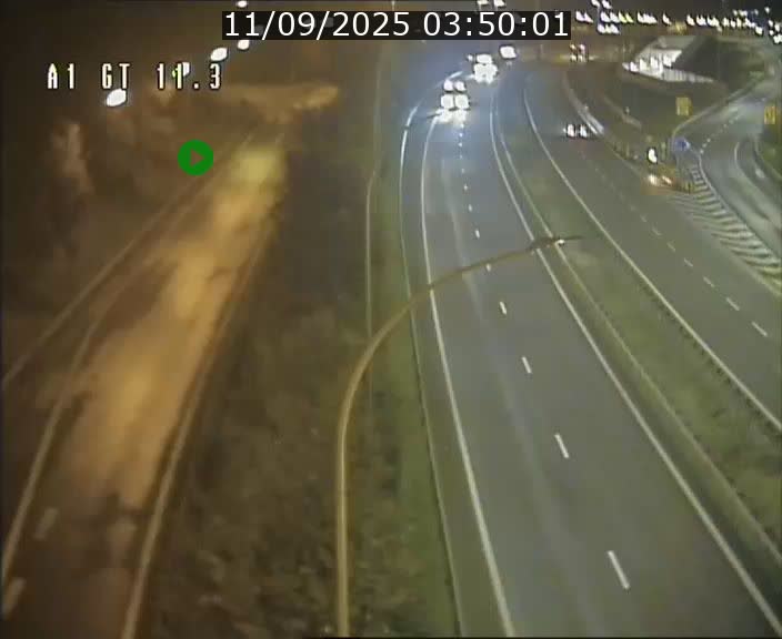 Traffic live webcam Luxembourg Senningerberg - A1 direction Allemagne - BK 11.3