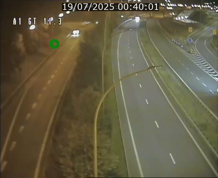 Traffic live webcam Luxembourg Senningerberg - A1 direction Allemagne - BK 11.3