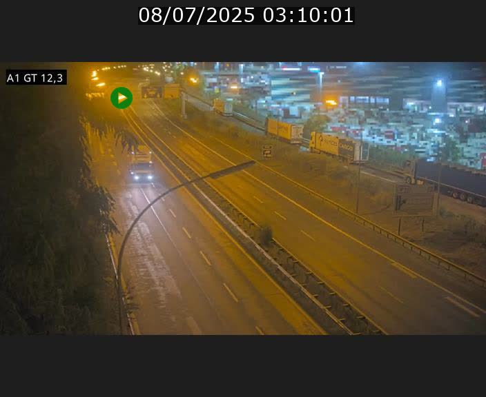 Traffic live webcam Luxembourg Senningerberg - A1 direction Allemagne - BK 12.3