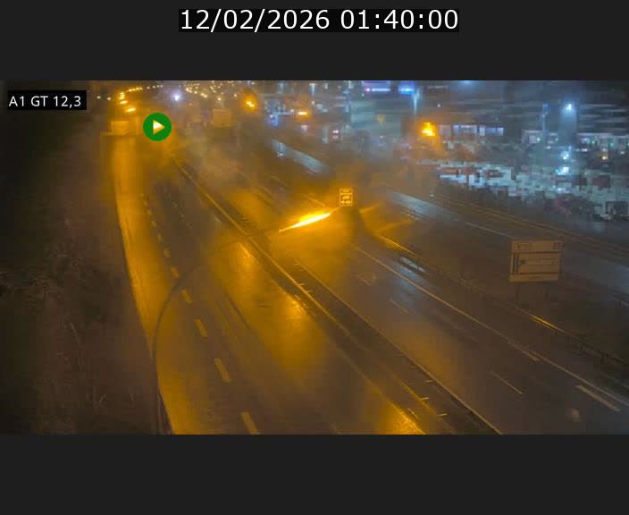 Traffic live webcam Luxembourg Senningerberg - A1 direction Allemagne - BK 12.3