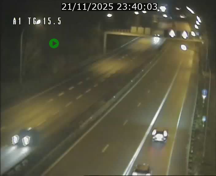 Traffic live webcam Luxembourg Munsbach - A1 direction Luxembourg - BK 15.5