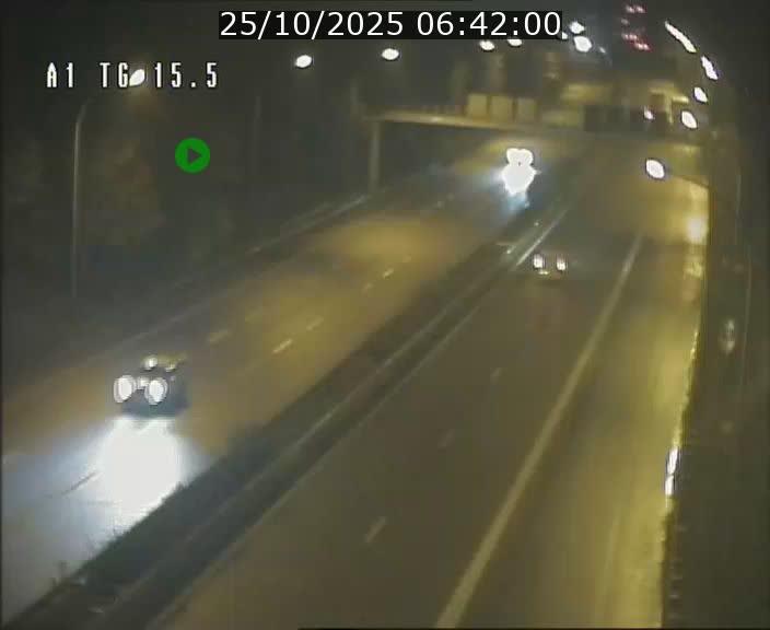 Traffic live webcam Luxembourg Munsbach - A1 direction Luxembourg - BK 15.5