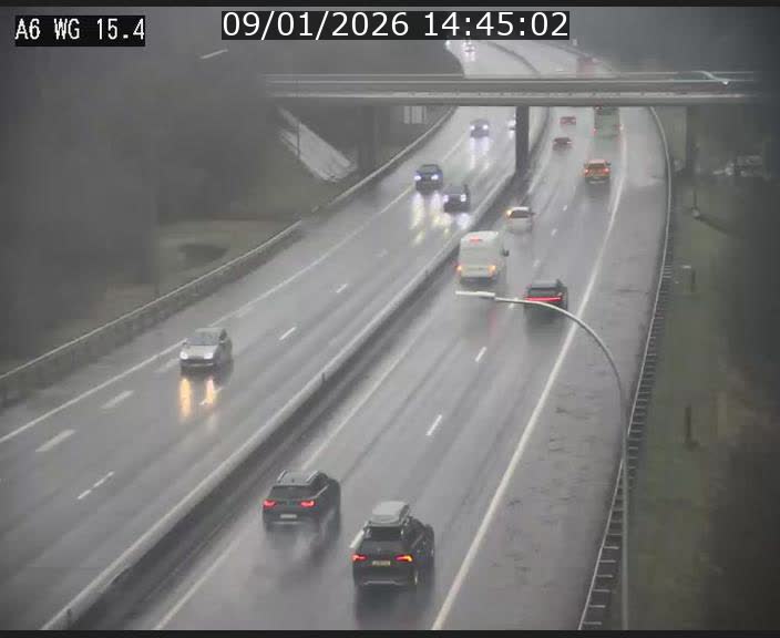 Traffic live webcam Luxembourg Capellen - A6 - BK 15.4 - direction Luxembourg/France/Allemagne