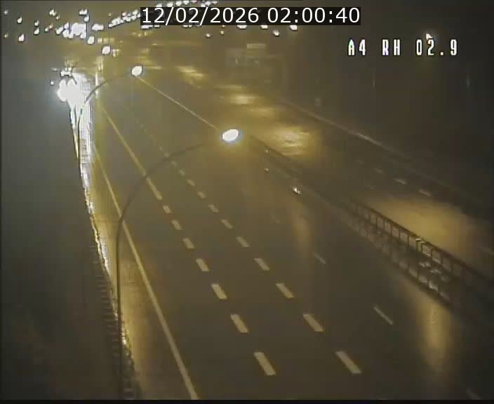 Webcam traffic A4 Luxembourg - BK 2.9 - Croix de Cessange (direction Luxembourg)