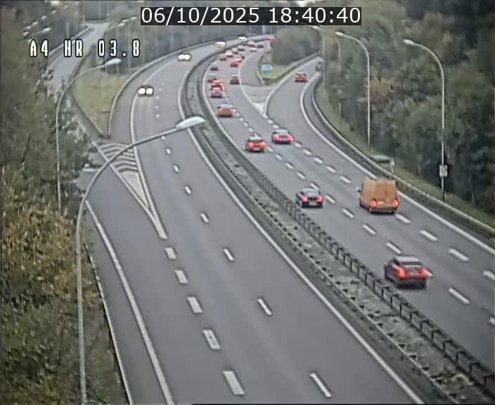 Webcam traffic A4 Luxembourg - BK 3.8 - Leudelange (direction Esch sur Alzette)
