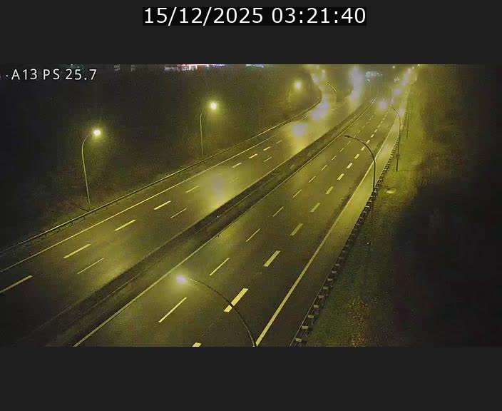 Traffic live webcam Luxembourg Frisange - A13 direction Allemagne - BK 26
