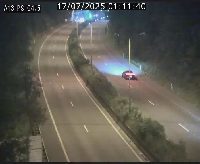 Traffic live webcam Luxembourg Differdange - A13 direction Esch-sur-Alzette - BK 4.5