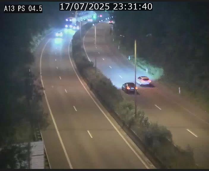 Traffic live webcam Luxembourg Differdange - A13 direction Esch-sur-Alzette - BK 4.5