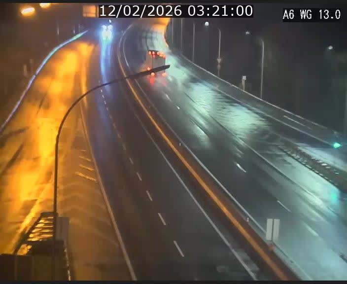 Traffic live webcam Luxembourg Mamer - A6 - BK 13 - direction Luxembourg/France/Allemagne