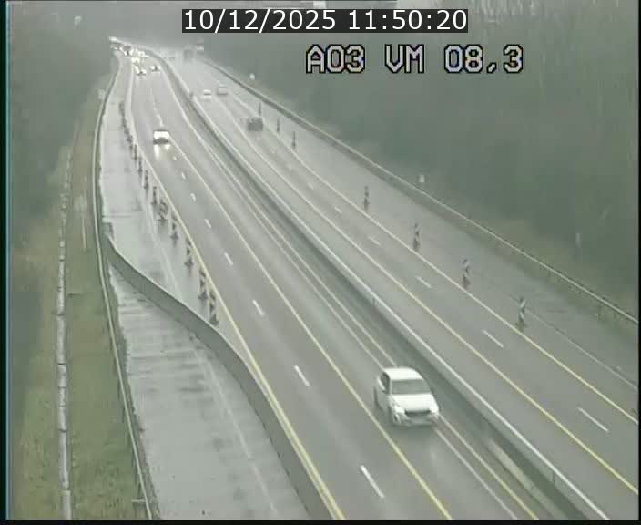 Traffic live webcam Luxembourg Bettembourg - A3 - BK 8.3 - direction France