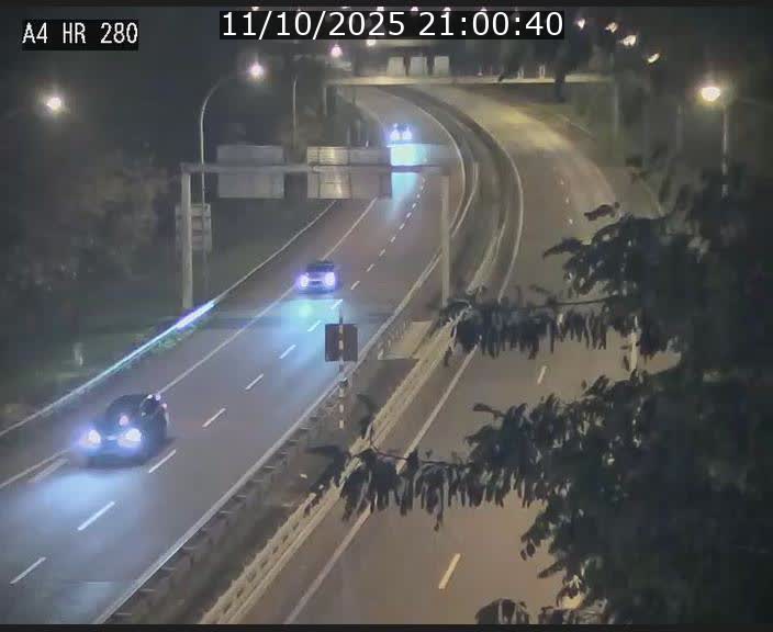 Webcam traffic A4 Luxembourg - BK 0.2 - P+R Bouillon (direction Luxembourg)