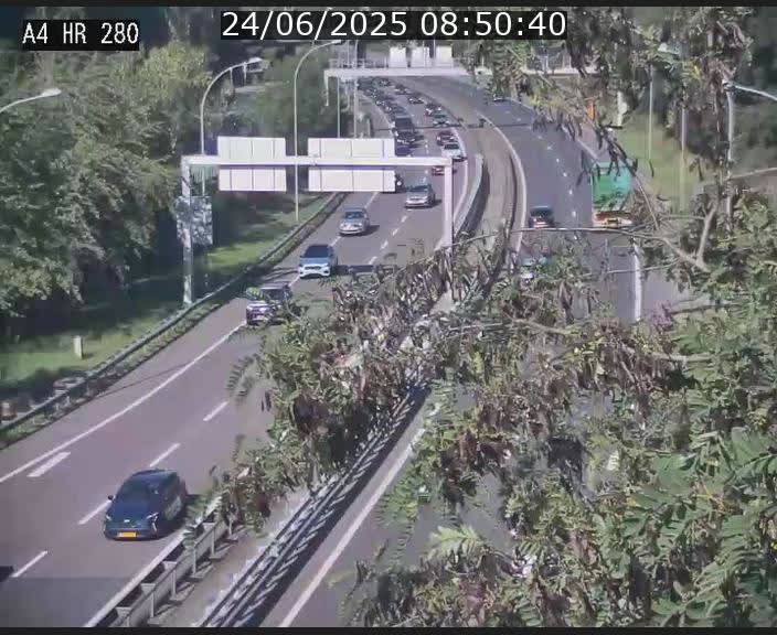 Webcam traffic A4 Luxembourg - BK 0.2 - P+R Bouillon (direction Luxembourg)