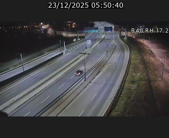 Webcam sur le contournement d'Esch Belval à hauteur de la sortie Université de Luxembourg. Vue orientée vers Luxembourg