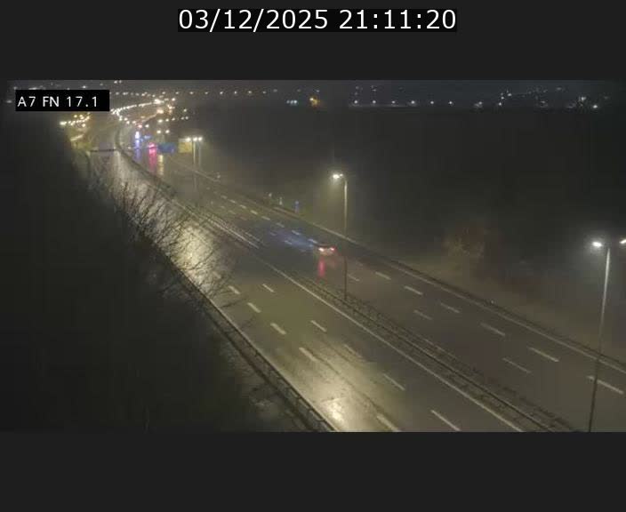 Caméra trafic Luxembourg - A7, Merscherbierg direction Mersch