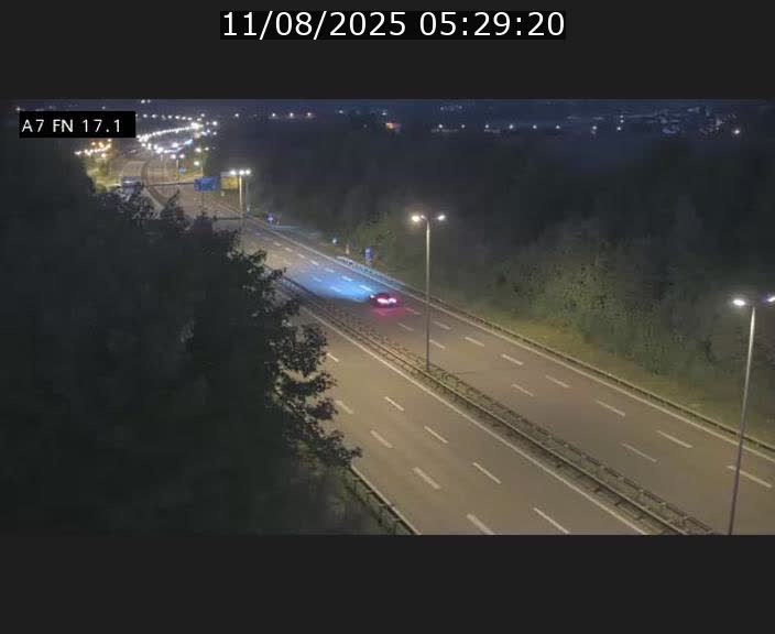 Caméra trafic Luxembourg - A7, Merscherbierg direction Mersch