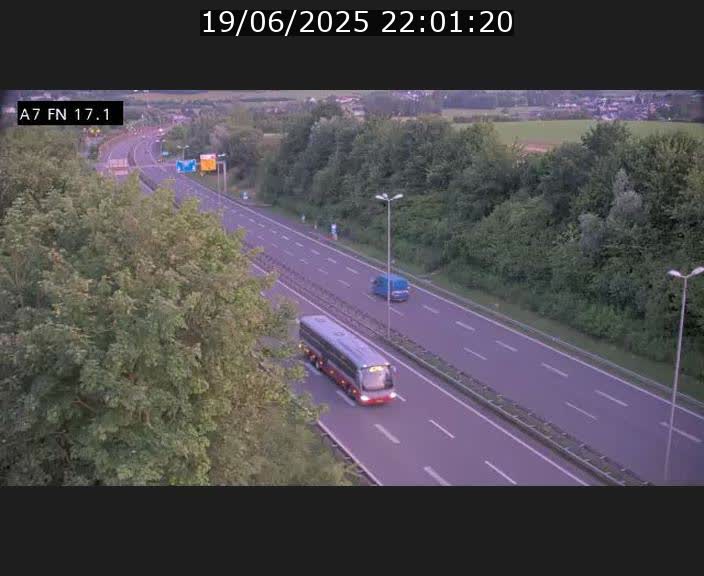 Caméra trafic Luxembourg - A7, Merscherbierg direction Mersch