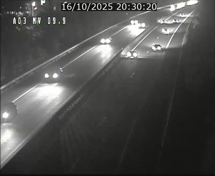 Webcam Autoroute à la Croix de Bettembourg - A3 - BK 9.9 - direction Luxembourg-Ville